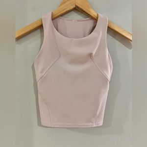 LULULEMON Wunder Train Racerback Top Flush Pink size 0 Bra Tank